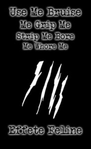 Use Me Bruise Me Grip Me Strip Me Bore Me Whore Me by Effete Feline